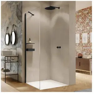 HÜPPE Solva Paroi latérale, pour porte pliante, pour porte battante, p...Vendu parreuter