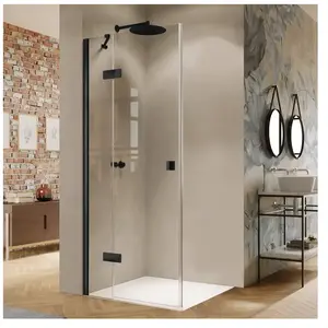 HÜPPE Solva Porte battante, avec élément fixe, pour accès d'angle, S21... pas cher