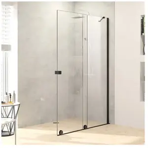 HÜPPE Xtensa pure Select+ Paroi de douche à l’italienne, avec élément coulissant, XT0220123322881, XT0220Vendu parreuter