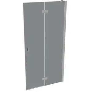 HÜPPE SolvaPro Porte battante, avec élément fixe, pour niche, pour paroi latérale, 7T041355G301, 7T0413 pas cher