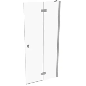 HÜPPE SolvaPro Porte battante à cadre partiel, 4 angles, avec segment ... pas cher
