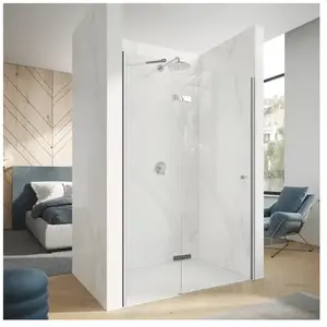 HÜPPE Design pure Porte pivotante, avec élément fixe, pour accès d'ang...Vendu parreuter