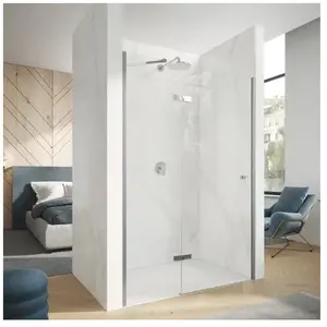HÜPPE Design pure Porte pivotante, avec élément fixe, pour accès d'ang... pas cher