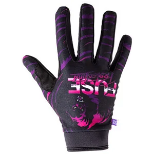 Gants longs fuse chroma night panther noir   rose   violet pas cher