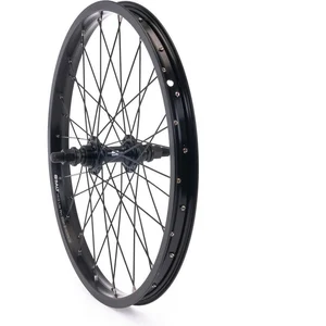 Saltbmx Roues Arrière Cassette Rookie 14' - Simple Paroi, Axe 14 mm, 20 Trous, Noir