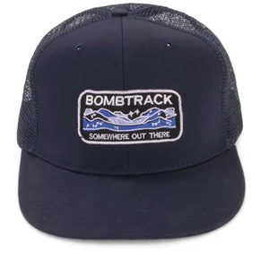 Casquette bombtrack wanderlust navy   bleu pas cher