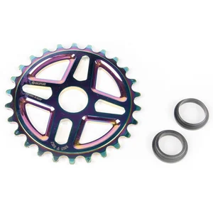 Comparateur de prix : Saltbmx Centre de pignon CNC en alliage 6061-T6 25T Tache d'Huile avec adaptateur