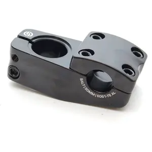 Saltbmx Attache de guidon Zion Midrise Toploader 50 mm en alliage 6061 T6 NoirVendu parbikeinn
