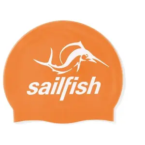 Sailfish Silicone Cap - Bonnet de natation Orange Taille unique pas cher