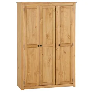Non communiqué Armoire CANCUN 3 portes, en pin   Coloris naturel pas cher