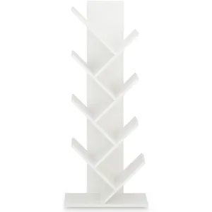 IDIMEX Étagère bibliothèque design, blanc pas cher