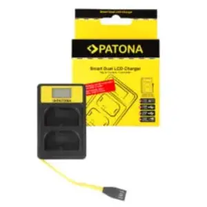 Patona Chargeur double Smart LCD pour Canon LP-E6Vendu parmiss-numerique