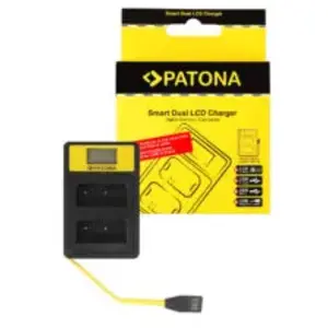 Patona Chargeur double Smart LCD pour Fujifilm NP-W126Vendu parmiss-numerique