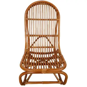 Mobel - Sit - Chaise à bascule Rattan naturel - 53x100x96cm OS pas cher