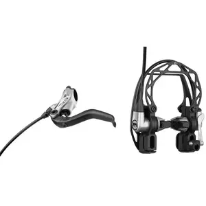 Comparateur de prix : Kit de frein hydraulique Magura HS33R V-Brake levier 2 doigts argent