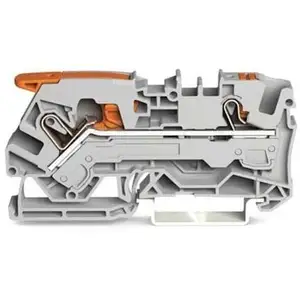 Wago - topjob®s borne de passage à levier 2 fils 6MM² gris - 2106-5201