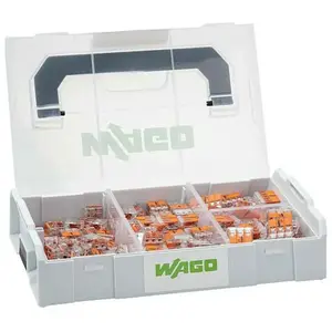 Wago BANYO Boîte à bornes - L-BOXX - Mini 255 - 4 & 6mm² - Gris - Intérieur pas cher