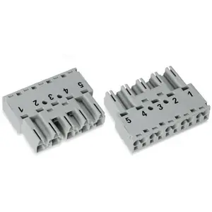 770-255 Connecteur m'le - 5 pôles - Cod. b - Wago pas cher