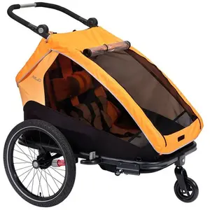 Remorque enfant XLC Duo S 20 - Orange - 20" - Multisport - Suspension ...Vendu paramazon