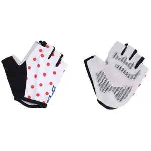 Mitaines xlc cg s10 blanc a pois rouge pas cher