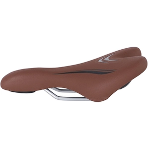 Selle sportive VTT - XLC - SA-A21 - Marron/noir/argenté - Taille unique - 100% imperméable pas cher
