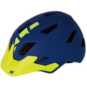 Casque xlc bh c30 enduro bleu   jaune pas cher