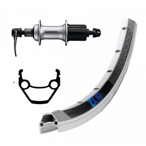 Comparateur de prix : Roue arrière en aluminium Wiener Exal Zx 19 36Tr Br Acera T3000 - noir...