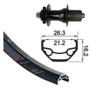 Comparateur de prix : Xlc Roues Xlc 29´´ Rodi Black Rock Disc And Rw 6 Holes Disc One Size