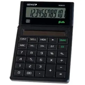 Genie 305 eco calculatrice à énergie solaire (import allemagne)