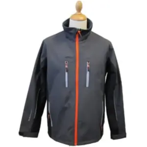 Terratrendjob - Blouson softshell 61270, gris foncé/noir,Taille xl pas cher