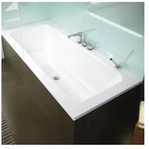 KALDEWEI PURO SET WIDE Baignoire rectangulaire encastrée, 261100013001, 668 pas cher