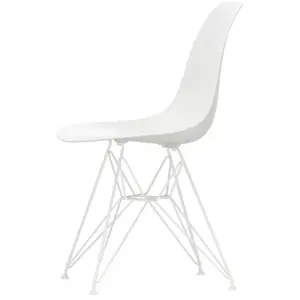 Vitra - Chaise Eames Plastic Side Chair - Blanc - Acier laqué époxy - ... pas cher