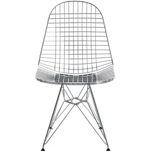 Vitra - Chaise Wire Chair - Métal - Acier chromé - Designer Charles & ...