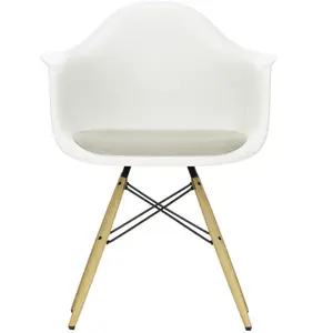 Vitra - Fauteuil Eames Plastic Armchair - Blanc - Mousse polyuréthane ...