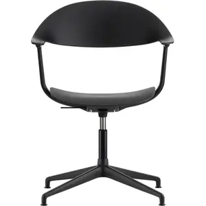Vitra - Fauteuil pivotant Mynt - Noir - Polypropylène recyclé - Design...Vendu parmade-in-design