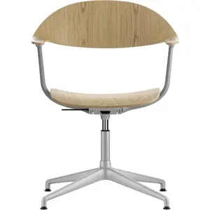 Vitra - Fauteuil pivotant Mynt - Bois naturel - Contreplaqué - Designe...Vendu parmade-in-design