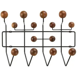Comparateur de prix : Vitra - Porte-manteau Hang it all Noyer taille unique