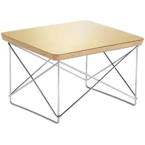 Table d'appoint Occasional LTR - Piétement chromé - Charles & Ray Eames Vitra Feuille d'Or taille unique pas cher