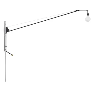 VITRA lampe murale applique POTENCE (Noir - Acier verni)Vendu parsmallable