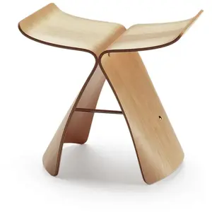 VITRA tabouret BUTTERFLY STOOL (Erable naturel - multi-couches verni) pas cher