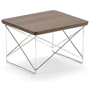 Table d'appoint Occasional LTR - Piétement chromé - Charles & Ray Eames Vitra Noyer taille unique