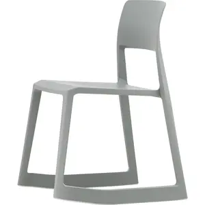 Vitra - Chaise empilable Tip Ton - Gris - Polypropylène recyclé - Desi... pas cher