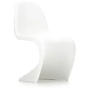 Vitra - Chaise Panton Chair - Blanc - Polypropylène teinté - Designer ... pas cher