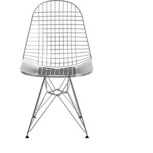 Vitra - Chaise Wire Chair - Argent - Acier chromé - Designer Charles &...