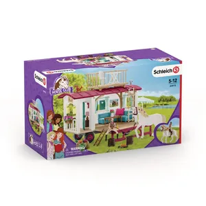 Schleich Figurines chevaux : Caravane pour les rencontres secrètes du club