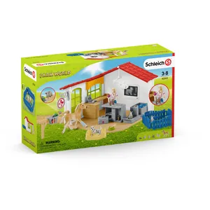 Schleich Cabinet Vétérinaire Pour Animaux De Ferme Et Animaux De Compagnie pas cher