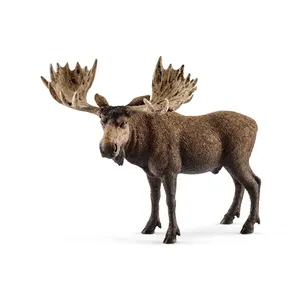 Figurine Schleich - Elan mâle - Animal sauvage - Jouet éducatif pas cher