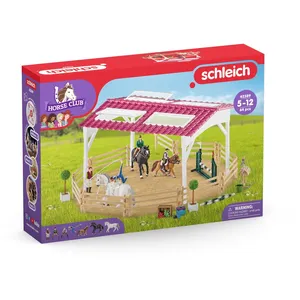 Schleich Horse Club École D'équitation Avec Cavalière Et Chevaux