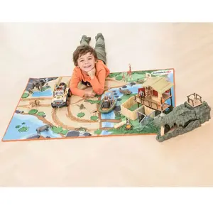 Tapis de jeu le monde sauvages  - Schleich Diorama  - SHL42477  pas cher