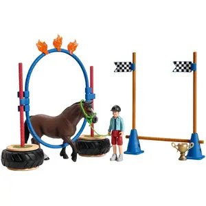 Schleich Course D´agilité De Poneys Du Monde De La Ferme pas cher